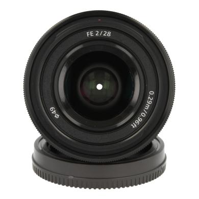 Sony 28mm 1:2.0 FE nera - Ricondizionato - Come nuovo - Grade A+
