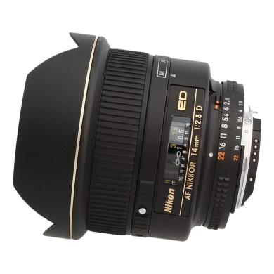 Nikon 14mm 1:2.8 AF D ED RF nero
