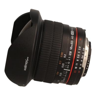 Walimex Pro 12mm 1:2.8 Fisheye F AE für Nikon