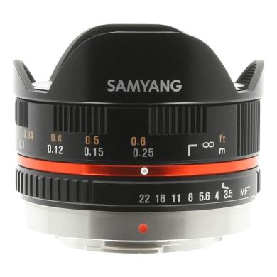 Samyang 7.5mm 1:3.5 Fisheye pour Micro-Four-Thirds noir