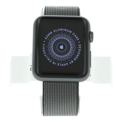 Apple Watch Sport - caja de aluminio en gris espacial 42mm - correa de nailon negra