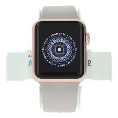 Apple Watch Sport 38mm mit Sportarmband lavendel Aluminium Rosegold