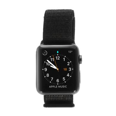 Apple Watch Series 2 Aluminiumgehäuse dunkelgrau 42mm mit Nylon-Armband dunkelgrau
