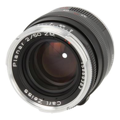 Zeiss Planar T* 2/50 ZM avec Leica M Mount noir