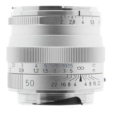 Zeiss pour Leica M 50mm 1:2.0 ZM Planar T* argent
