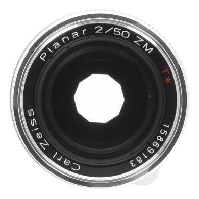 Zeiss pour Leica M 50mm 1:2.0 ZM Planar T* argent