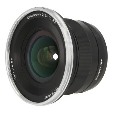 Zeiss Distagon T* 3.5/18 ZE avec Canon EF Mount noir