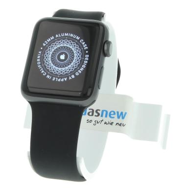 Apple Watch Series 2 42mm aluminium gris bracelet sport noir