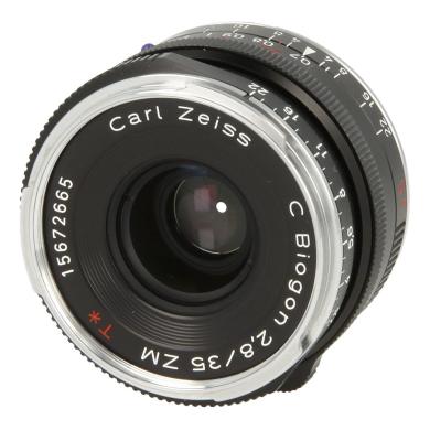 Zeiss C Biogon T* 2,8/35 ZM con Leica M Mount negro