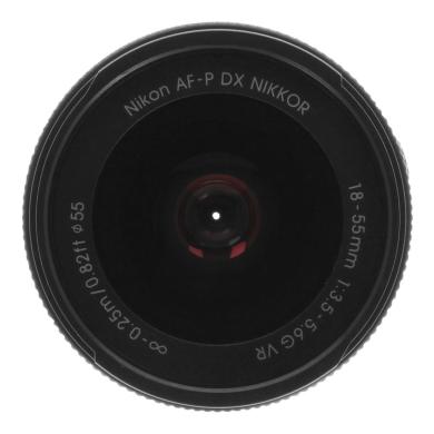 Nikon AF-P Nikkor 18-55mm 1:3.5-5.6G DX VR negro