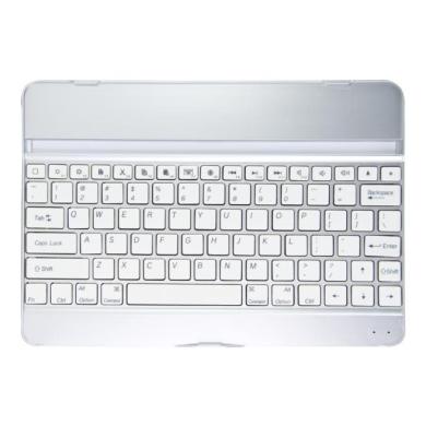 kwmobile Bluetooth Keyboard Hülle für Apple iPad Air Weiss Weiss