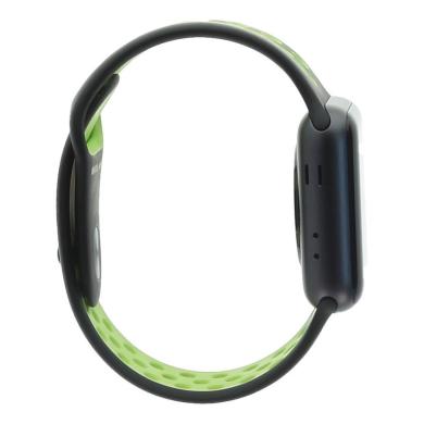Apple Watch Series 2 Nike+ 38mm aluminium gris foncé bracelet sport noir/volt