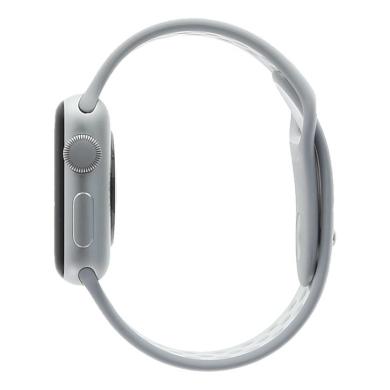 Apple Watch Series 2 Nike+ 38mm aluminio plateado correa deportiva platina/blanco