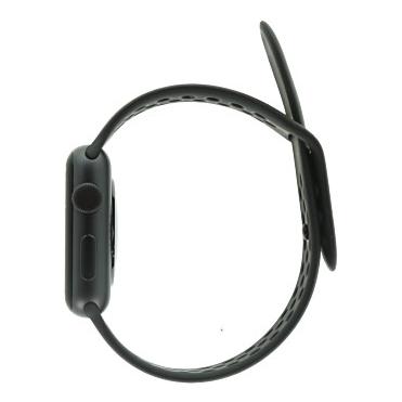 Apple Watch Series 2 Nike+ 42mm aluminium gris foncé bracelet sport noir