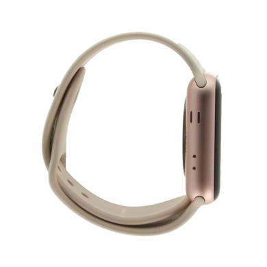 Apple Watch Series 2 42mm aluminium or/rose bracelet sport rose