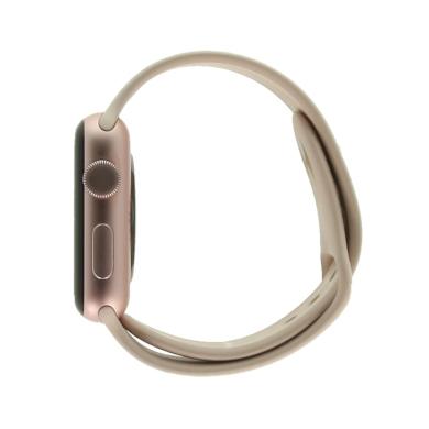 Apple Watch Series 2 42mm aluminium or/rose bracelet sport rose