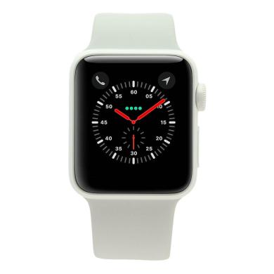 Apple Watch Series 2 Keramikgehäuse weiß 38mm mit Sportarmband weiß keramik weiß
