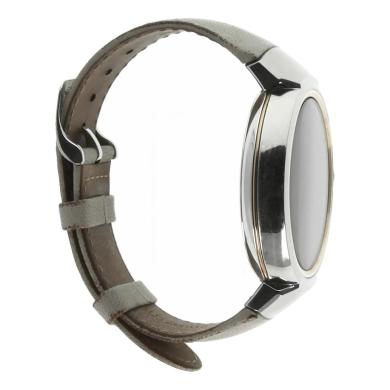 Asus ZenWatch 3 argent bracelet cuir beige
