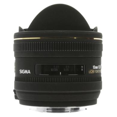 Sigma 10mm 1:2.8 EX DC HSM Fisheye per Sony & Minolta nero - Ricondizionato - Come nuovo - Grade A+