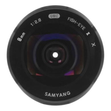 Samyang 8mm 1:2.8 UMC Fisheye II para Fujifilm X negro