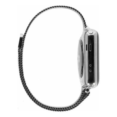 Apple Watch Series 3 Edelstahlgehäuse silber 42mm mit Milanaise-Armband silber (GPS + Cellular) edelstahl silber