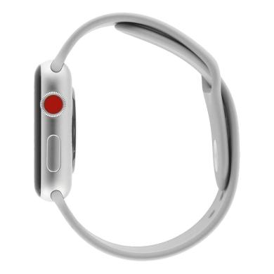 Apple Watch Series 3 GPS + Cellular 42mm aluminium argent bracelet sport gris