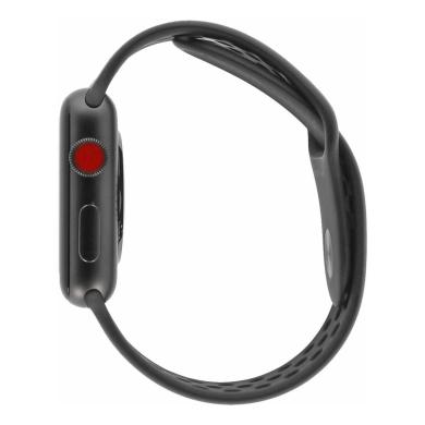 Apple Watch Series 3 Aluminiumgehäuse grau 42mm Nike Sportarmband anthrazit / schwarz (GPS + Cellular)