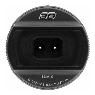 Panasonic 12,5mm 1:12.0 Lumix 3D-Objektiv G (H-FT012E) negro