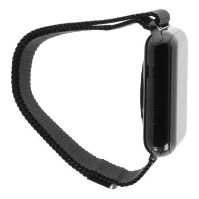 Apple Watch Series 3 GPS + Cellular 42mm acero inox negro milanesa negro