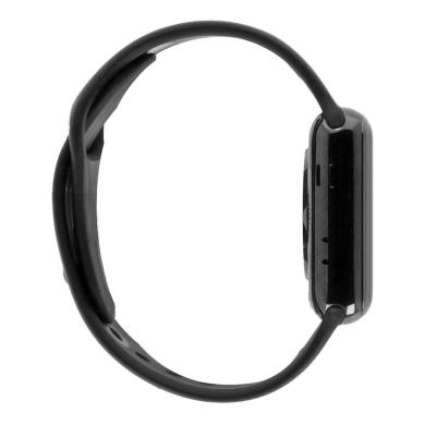Apple Watch Series 2 38mm acier inoxydable noir bracelet sport noir