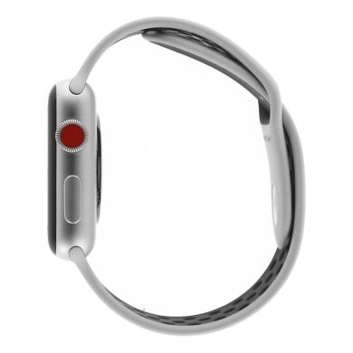 Apple Watch Series 3 Nike+ GPS + Cellular 42mm alluminio argento cinturino Sport nero