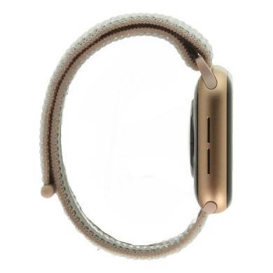 Apple Watch Series 4 Aluminiumgehäuse gold 40mm mit Sport Loop sandrosa (GPS) aluminium rosegold