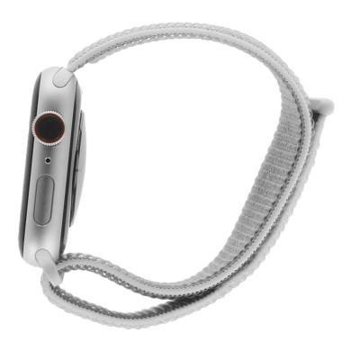 Apple Watch Series 4 GPS + Cellular 44mm aluminio plateado correa Loop deportiva gris