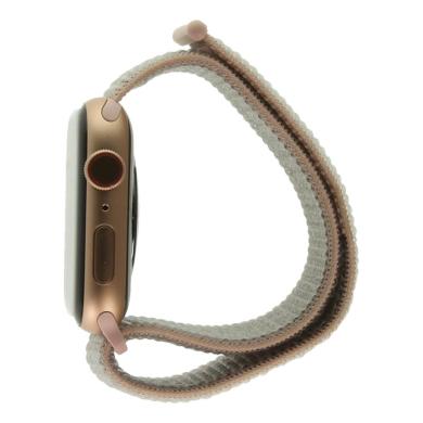 Apple Watch Series 4 Aluminiumgehäuse gold 44mm Sport Loop sandrosa (GPS + Cellular)