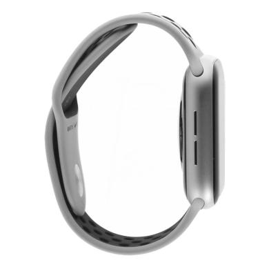 Apple Watch Series 4 Nike+ GPS + Cellular 44mm aluminio plateado correa deportiva negro