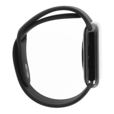 Apple Watch Series 4 GPS + Cellular 44mm acier inoxydable noir bracelet sport noir