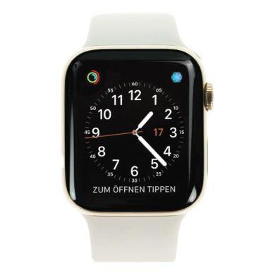 Apple Watch Series 4 GPS + Cellular 44mm acero inox dorado correa deportiva gris