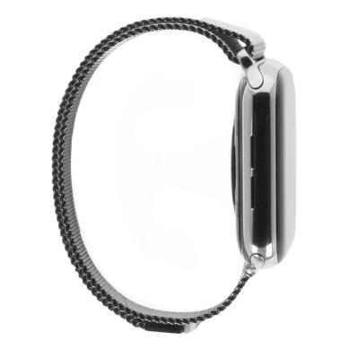 Apple Watch Series 4 GPS + Cellular 44mm acier inoxydable argent bracelet milanais argent