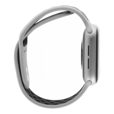 Apple Watch Series 4 Nike+ Aluminiumgehäuse silber 40mm mit Sportarmband platinum/schwarz (GPS+Cellular) aluminium silber