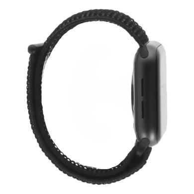 Apple Watch Series 4 Nike+ Aluminiumgehäuse grau 40mm mit Sport Loop schwarz (GPS+Cellular) aluminium grau
