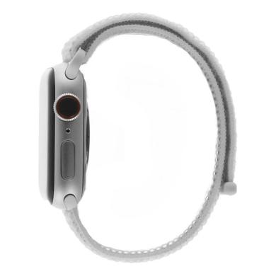 Apple Watch Series 4 Nike+ GPS + Cellular 40mm aluminium argent boucle sport coquillage