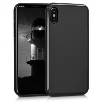 kwmobile Soft Case für iPhone X (42492.47) schwarz matt