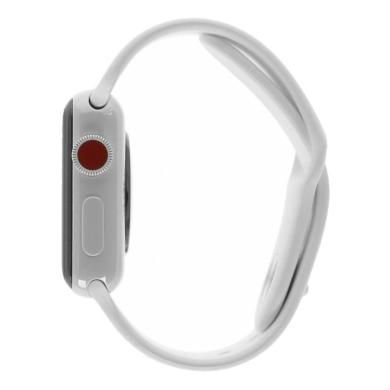 Apple Watch Series 3 Keramikgehäuse weiss 38mm mit Sportarmband weiss/kieselgrau keramik weiss