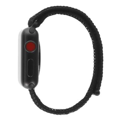 Apple Watch Series 3 Aluminiumgehäuse grau 38mm Sport Loop schwarz GPS+Cellular