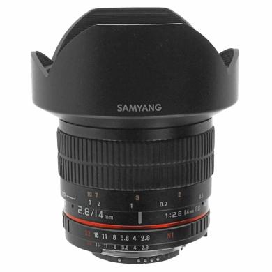 Samyang 14mm 1:2.8 Asph IF ED UMC para Nikon F negro