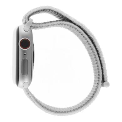 Apple Watch Series 4 GPS + Cellular 40mm aluminium argent boucle sport coquillage
