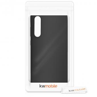 kwmobile Soft Case pour Huawei P30 (47410.47) noir 