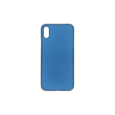 Hard Case für Apple iPhone XS Max -ID17020 blau/durchsichtig