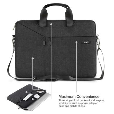 WiWU Tasche für Apple Macbook 13,3" -ID17047 schwarz