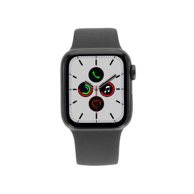 Apple Watch Series 5 GPS + Cellular 40mm aluminium gris bracelet sport noir - bon état